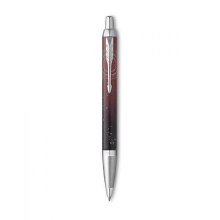 Parker IM Special Edition Portal Ballpoint Pen - Medium Nib, Blue Ink, Red/Black Lacquer