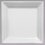 5.5 in. Botticelli Square Bright White Porcelain Plate 1