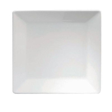 8.5 in. Fusion Bright White Square Plate