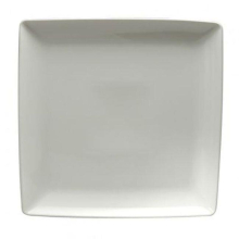 12 in. Fusion Bright White Square Plate