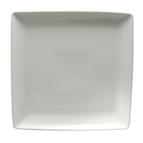 12 in. Fusion Bright White Square Plate