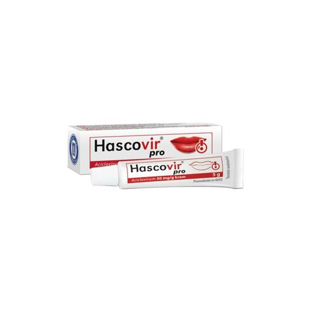 Hascovir Pro 50 mg/ g, cream, 5 g