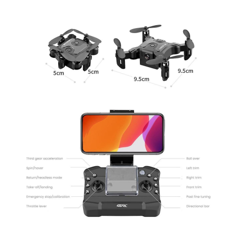 Mini Drone 4k Professional Hd Camera High Hold Mode Rc Helicopter ,rc Rtf Quadcopter Foldable Quad 1