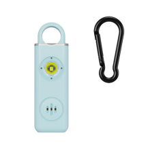 (Blue) 130dB Self Defense Siren Safety Alarm with SOS LED Light Personal Alarms