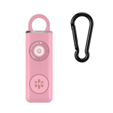 (Pink) 130dB Self Defense Siren Safety Alarm with SOS LED Light Personal Alarms