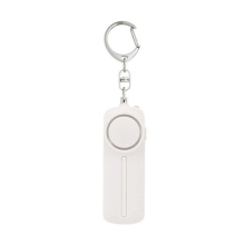 (White) Safe Sound Personal Alarm 130dB with LED Lights