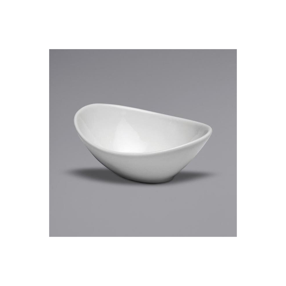 17 oz 7.75 in. Oval Porcelain Bowl, Bright White-image-OPC-PD28SDG-NEW