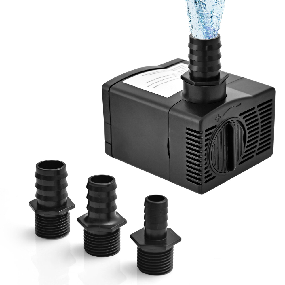 1450L/H 30W Submersible Pump Fountain Water Pump with 2.5M High Lift 3 Nozzles