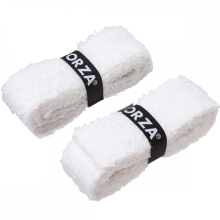 (2 Pcs, White) Forza Badminton Grip Hand Gel Towel Sports Racket Handle Anti-slip 2pcs Overgrip