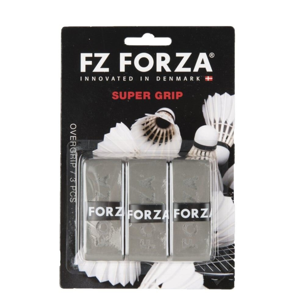 (3 Pcs, Grey) Forza Super Grip Badminton Racket Anti Slip Absorbent Tennis Replacement Tape-image-OPC-PD2B9XW-NEW