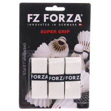 (3 Pcs, White) Forza Super Grip Badminton Racket Anti Slip Absorbent Tennis Replacement Tape