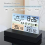 Digital Alarm Clock Electronic Desktop Temperature Weather Display 5