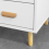 SoBuy FBT95-W, Bedside Table with 3 Drawers,Side Table End Table,White 9