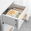 SoBuy FBT95-W, Bedside Table with 3 Drawers,Side Table End Table,White 6