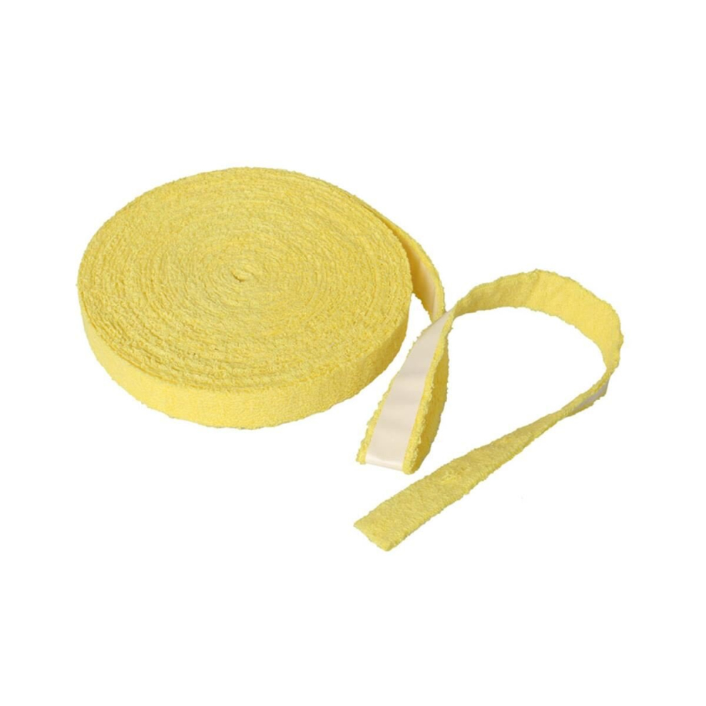 (12m, Yellow) Forza 12M Grip Tape Badminton Racket Hand Gel Towel Anti Slip Absorbent Reel-image-OPC-PD2B9YG-NEW