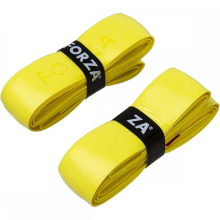(2 Pcs, Yellow) Forza Soft Racket Grip Anti Slip Absorbent Badminton Pickleball Tennis Tape