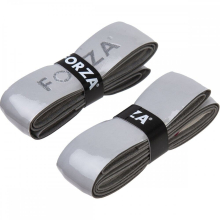(2 Pcs, Grey) Forza Soft Racket Grip Anti Slip Absorbent Badminton Pickleball Tennis Tape