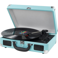 DIGITNOW Record Player 3-Speed Bluetooth with Built-in Speakers