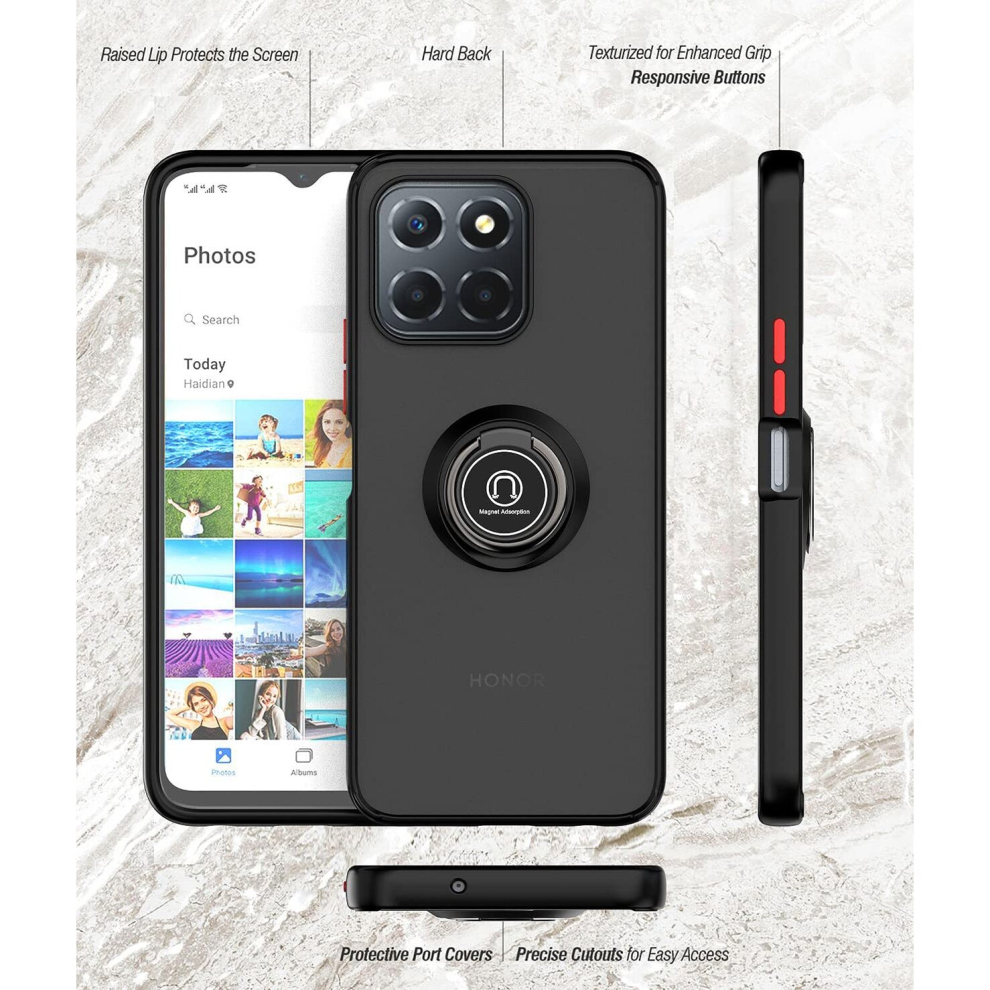 honor-x8--5g----70-lite---x6--red--for-honor-x8-5g---70-lite-shockproof-ring-case