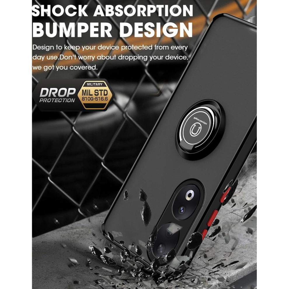 honor-90--5g---green--for-honor-90-5g-shockproof-ring-armour-phone-case