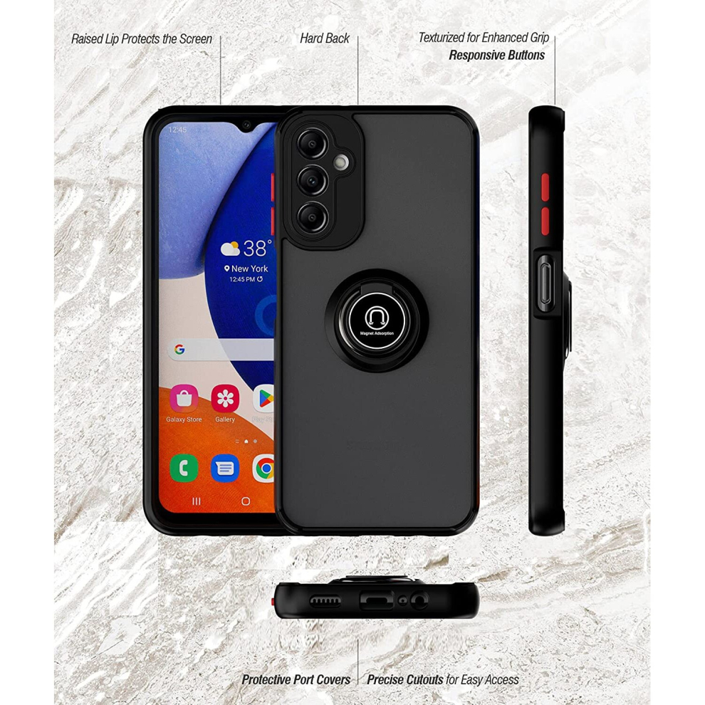 samsung-galaxy--a14--black--for-samsung-galaxy-a14-shockproof-ring-armour-case