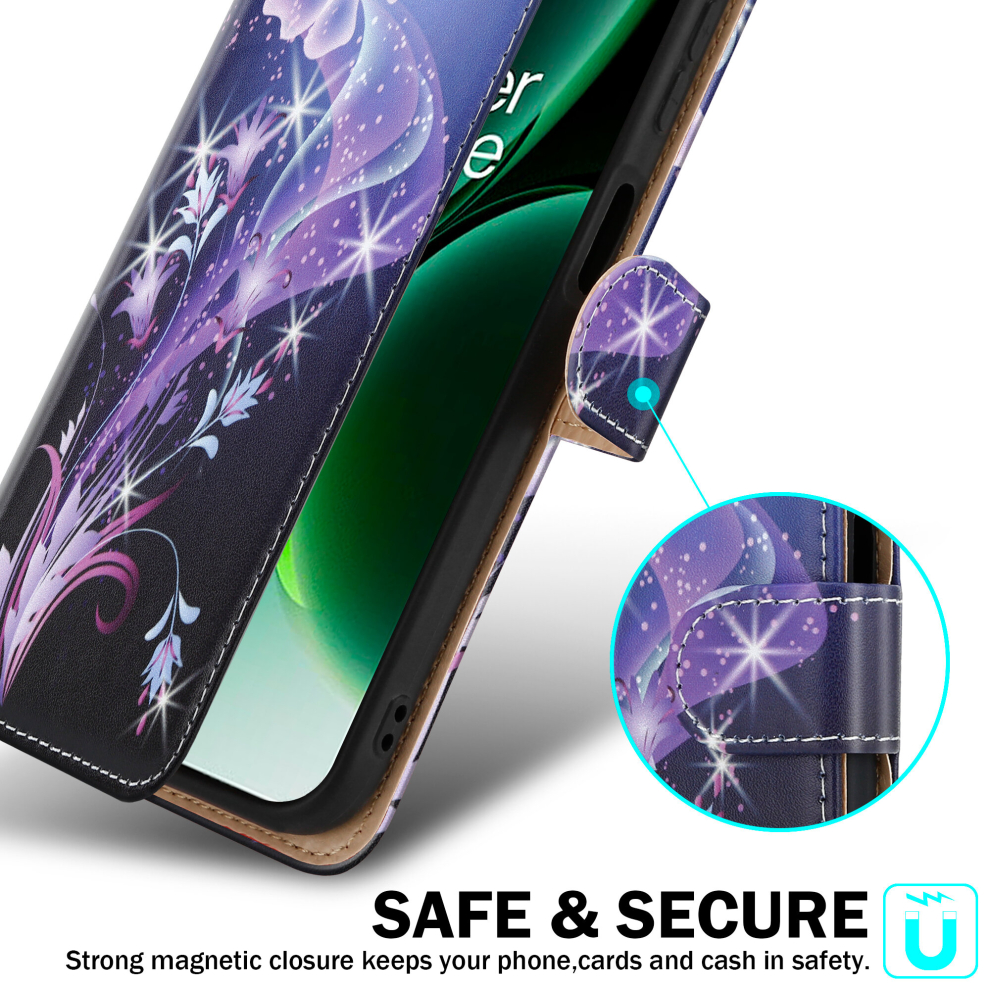 oneplus-nord-3--butterfly--for-oneplus-nord-3-leather-wallet-phone-case