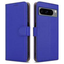 (Google Pixel 8 Pro, Blue) For Google Pixel 8 Pro Leather Wallet Phone case