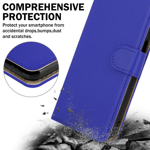 (Google Pixel 8 Pro, Blue) For Google Pixel 8 Pro Leather Wallet Phone case 1