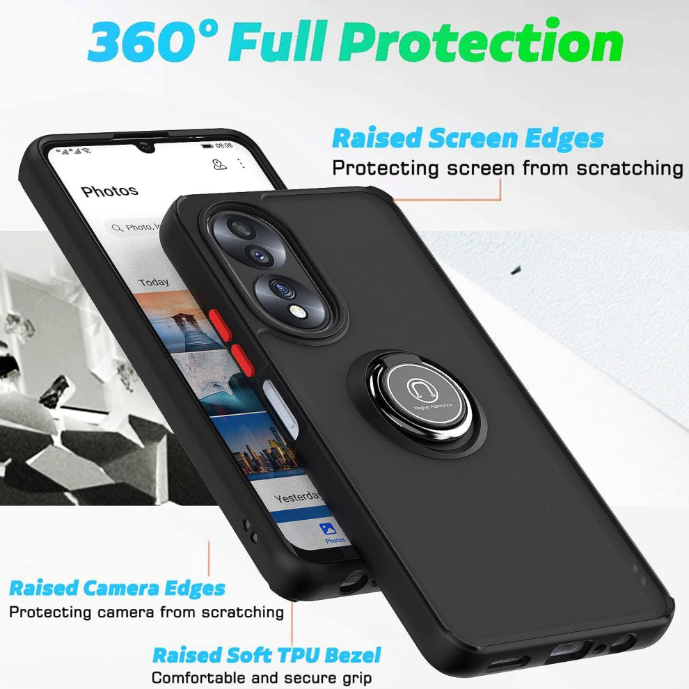 honor-70--5g---green--for-honor-70-5g-shockproof-ring-armour-phone-case