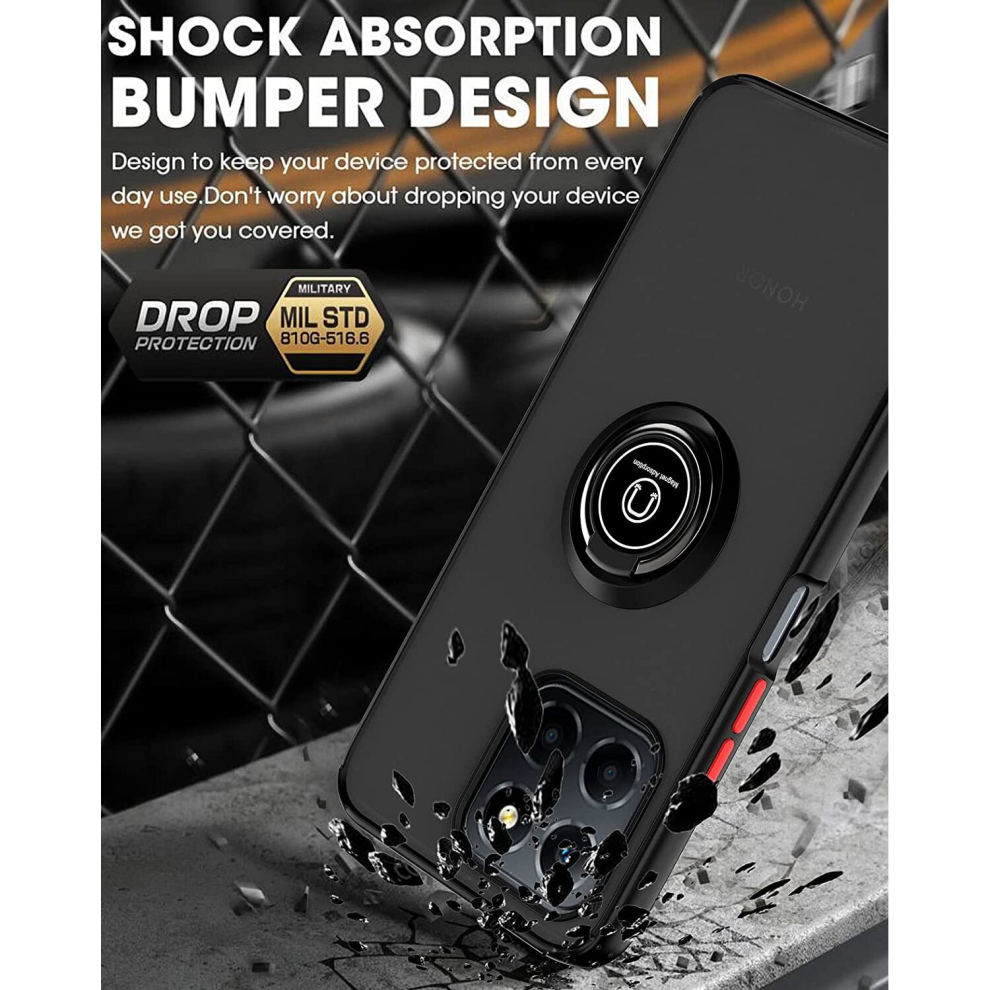 honor-x8a--green--for-honor-x8a-shockproof-ring-armour-phone-case