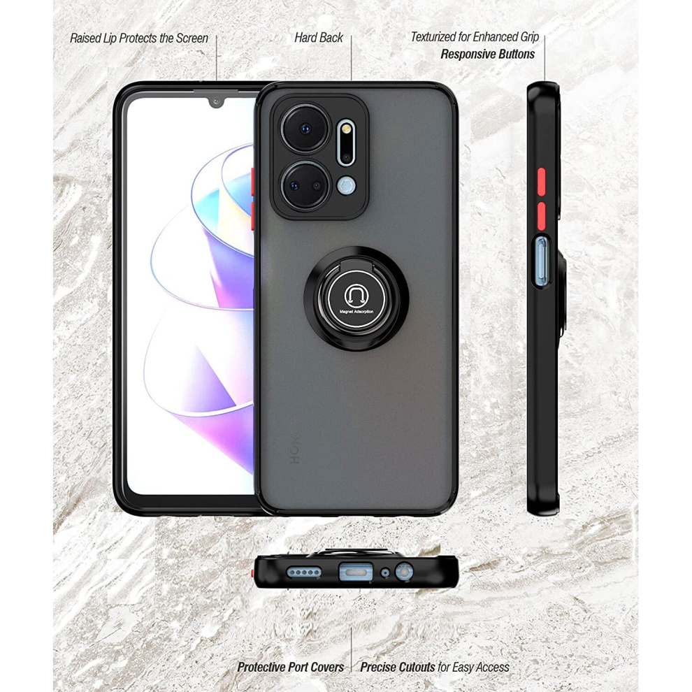 honor-x7a--red--for-honor-x7a-shockproof-ring-armour-phone-case