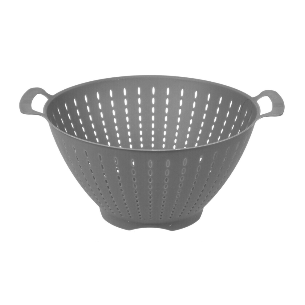 (Plastic Colander Strainer With Handles Food Rice Pasta Fruit Veg Washing Drainer) Plastic Colander Strainer With Handles Food Rice Pasta Fruit Veg Wa