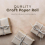 (500mm x 50m) Brown Craft Papers Multipurpose use Rustic Finish 1