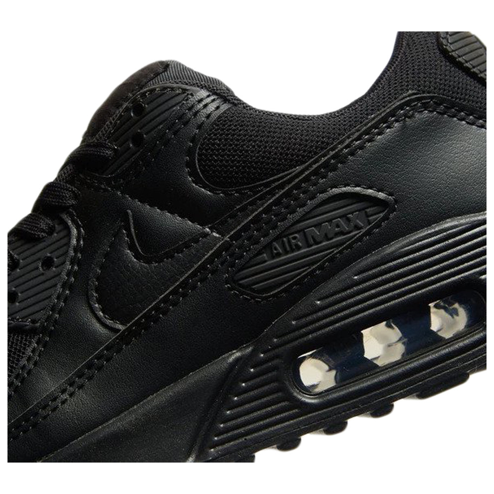 (UK 8) Nike Air Max 90 LTR Women Trainers Black UK 7.5-11