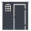 Jasmine 6x3 Plastic Pent Shed with Foundation Kit 3