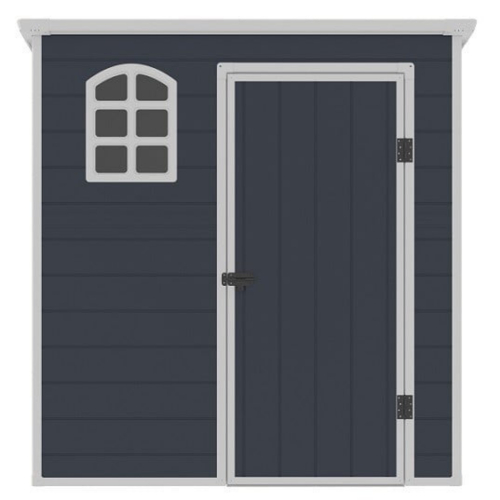 Jasmine 6x3 Plastic Pent Shed with Foundation Kit 2
