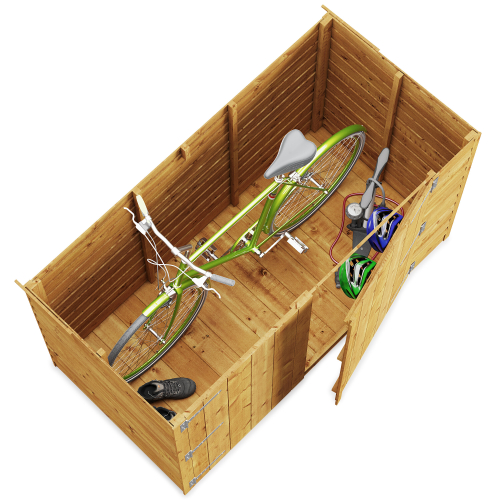 BillyOh BillyOh Mini Keeper Overlap Pent Store Shed 1