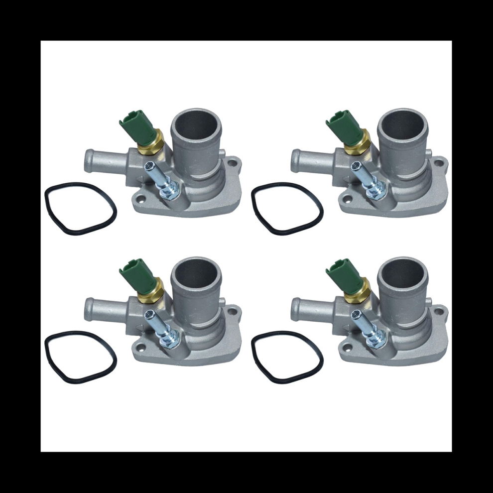 4X Engine Coolant Thermostat Car Thermostat 55202176 55194029 For Grande Punto 4761153896785