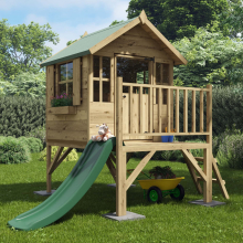(Pressure Treated - 4 x 4 Bunny Max Tower with Slide) BillyOh Bunny Max Tower Playhouse