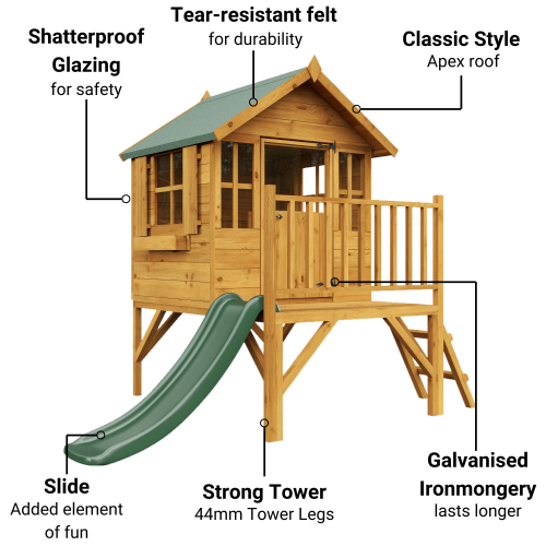 BillyOh (4 x 4 Bunny Max Tower with Slide) BillyOh Bunny Max Tower Playhouse 2