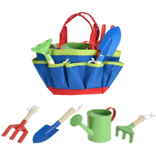 Kids Garden Tools Set Junior 5pc Gardening Trowel Rake Shovel Watering