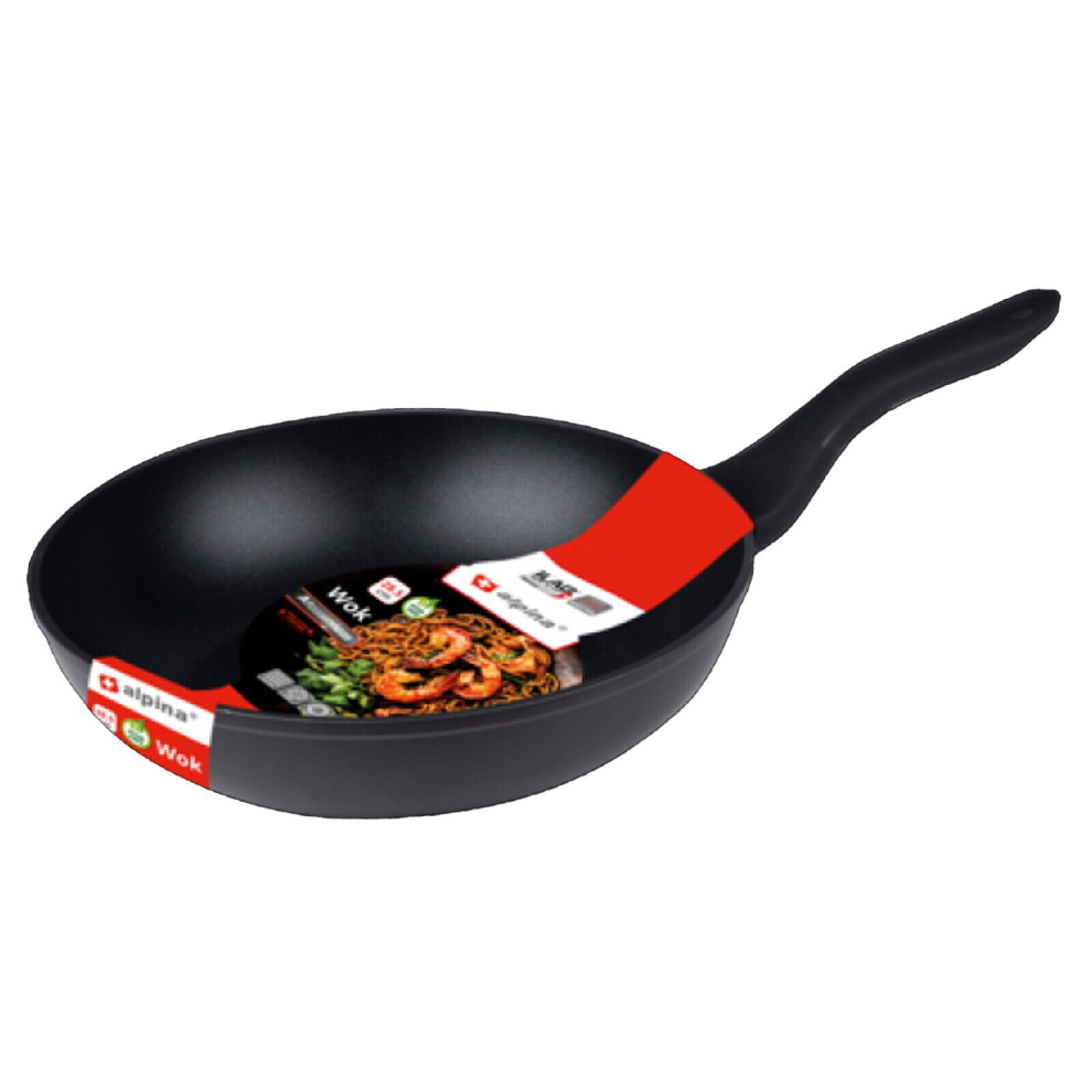 Induction Wok Chinese Stir Fry Non-Stick Frying Pan Electric 28.5cm