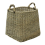 Antique Wash Square Log Basket 2