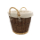 Cotton Log Basket Liner-Natural (15-260) 4