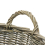 Chunky Willow Log Basket - Grey 2