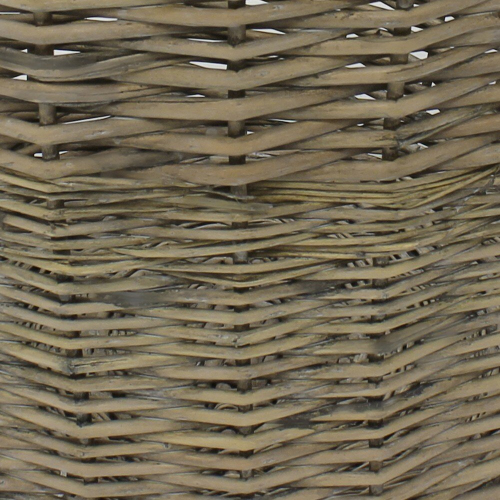 Chunky Willow Log Basket - Grey 2