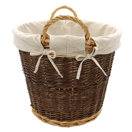 Cotton Log Basket Liner-Natural (15-263) 2