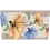 (Flowers) 4 Tier Plastic Drawers Storage Unit Drawer 1