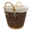 Cotton Log Basket Liner-Natural (15-263) 4