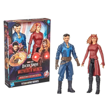 Marvel Avengers Série Titan Héros Doctor Strange et La Sorcière Rouge 2-Pack 12 pouces